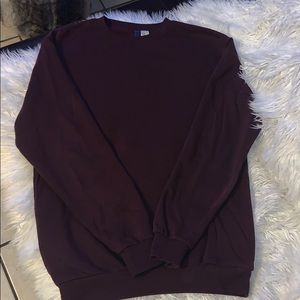 Divided H&M sweater crewneck sz small loose euc